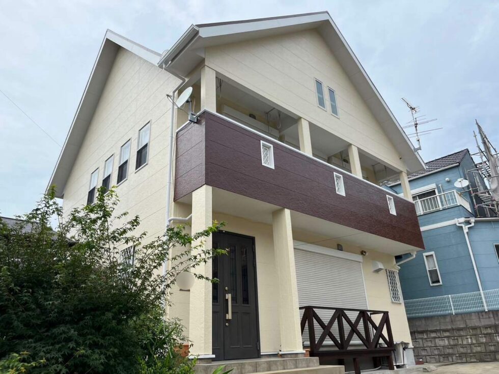 西彼杵郡長与町　K様邸　屋根・外壁塗装