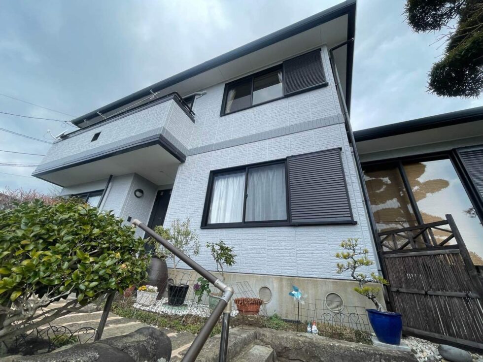 長崎市天神町　O様邸　外壁塗装(使用塗料：シリコンREVO1000-IR)