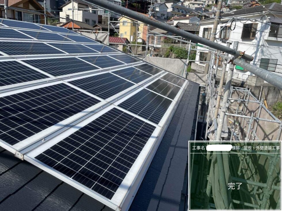 長崎市銭座町　M様邸　屋根塗装