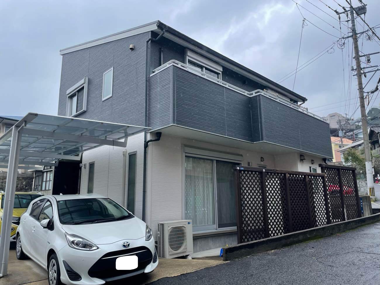 長崎市銭座町　M様邸　外壁塗装